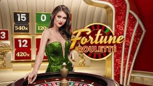 Meja Texas Hold'em Bonus dengan dealer langsung di studio dimensi 69